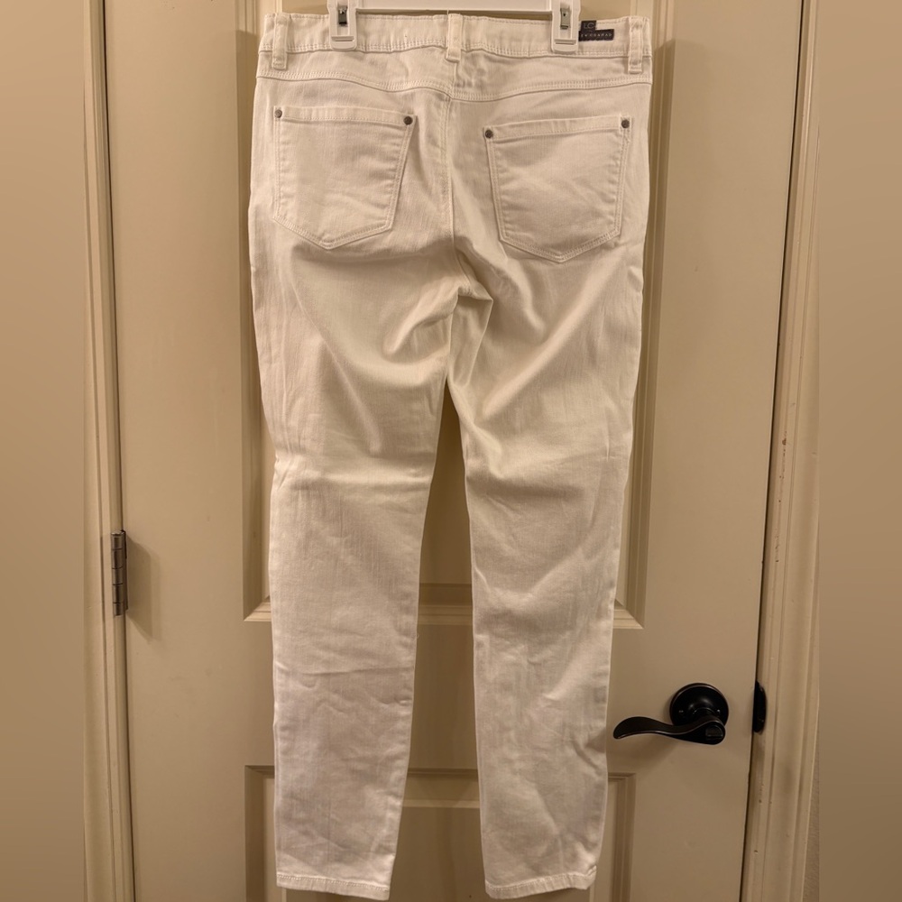 LC Lauren Conrad Women's White Skinny Jeans - Picture 4 of 4